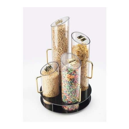 Cal-Mil Cal-Mil 723 Turntable Cereal Dispenser 12" Dia. x 20"H With Black ABS Base 723